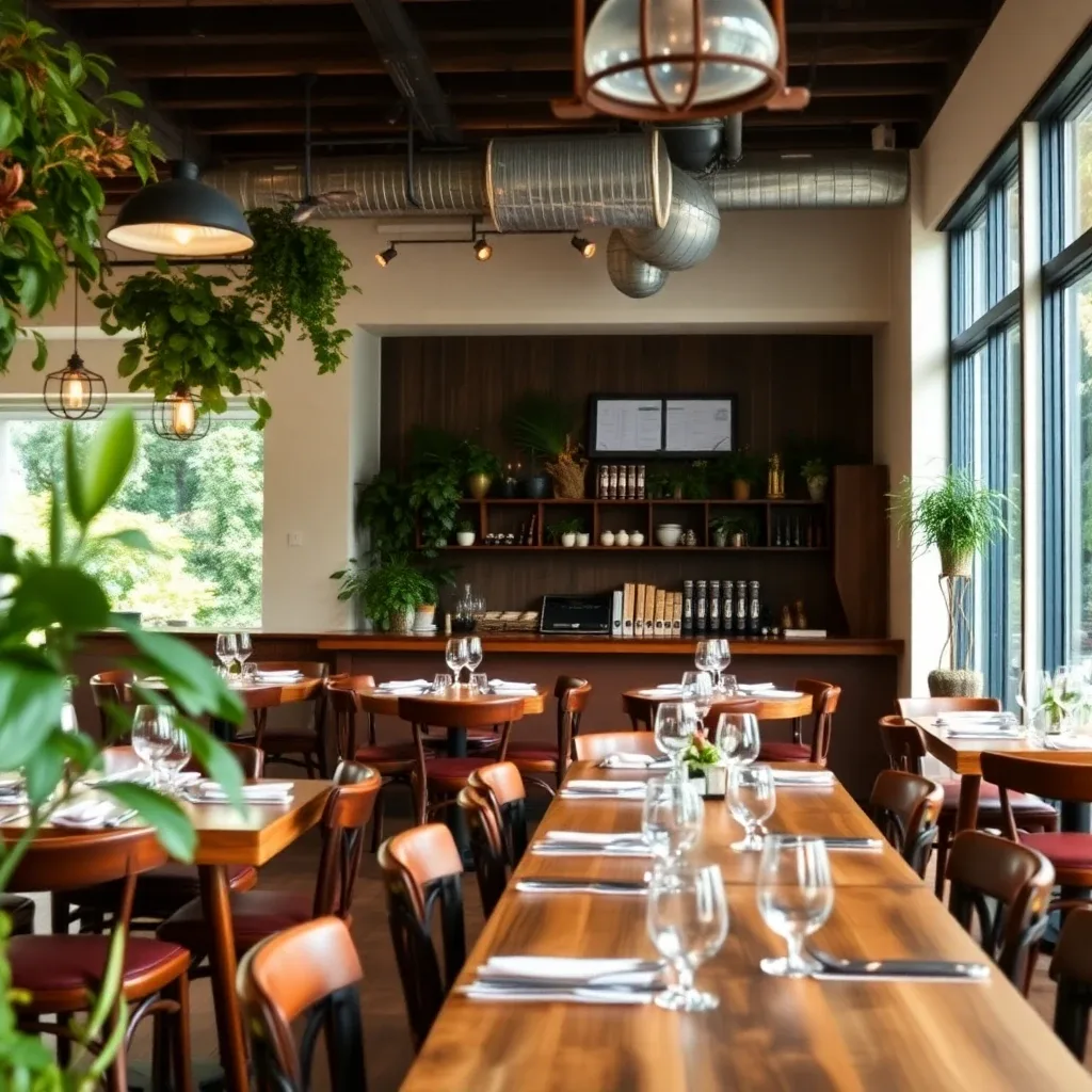 Happy customers dining