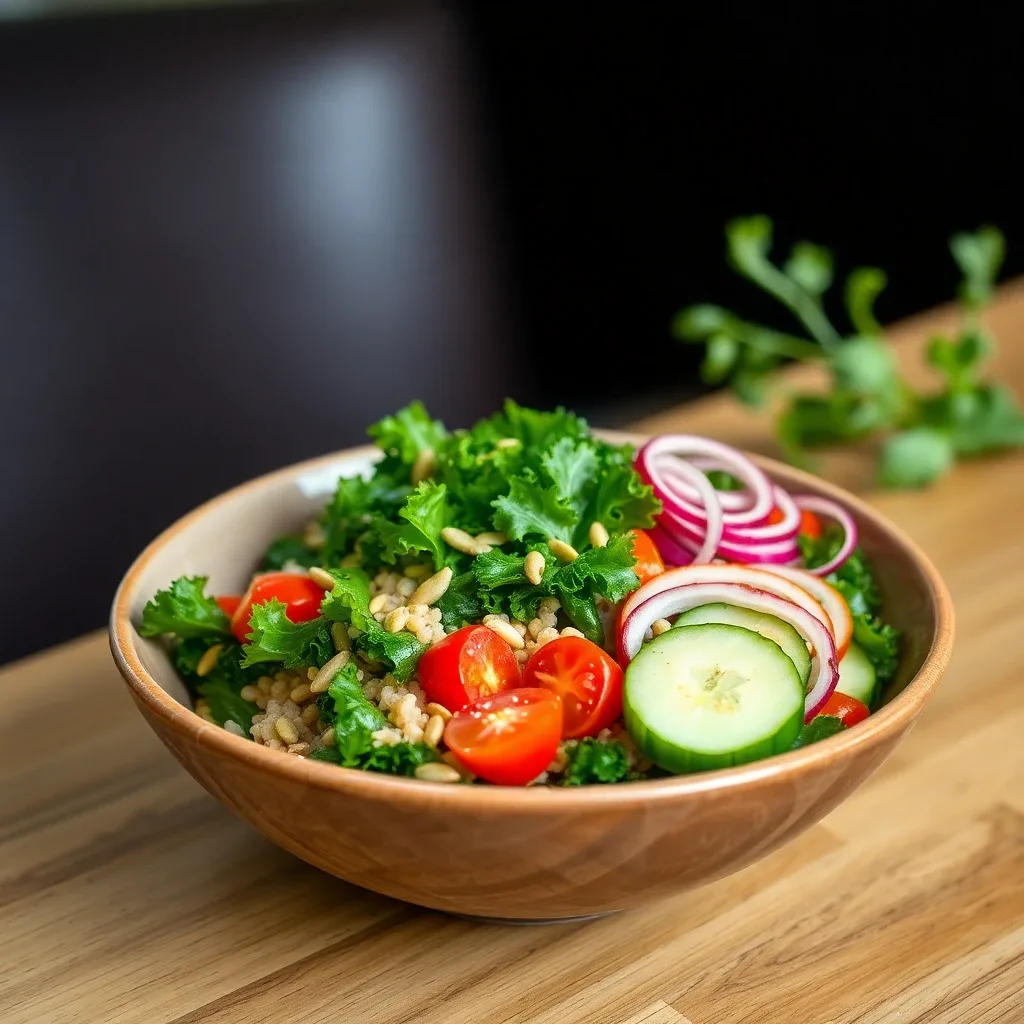 Garden Kale & Quinoa Bowl