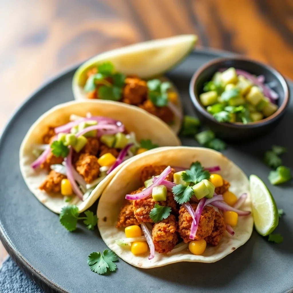 Crispy Tempeh Tacos