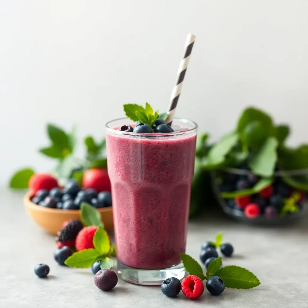 Berry Blossom Antioxidant Smoothie